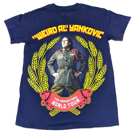 Weird Al Yankovic 2015 "The Mandatory World Tour" t-shirt - Size Small - Picture 1 of 2